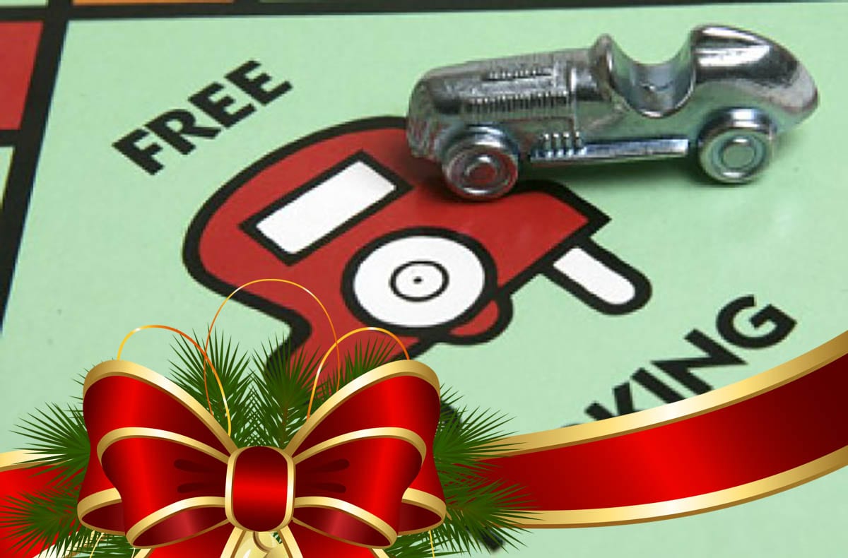 december free parking