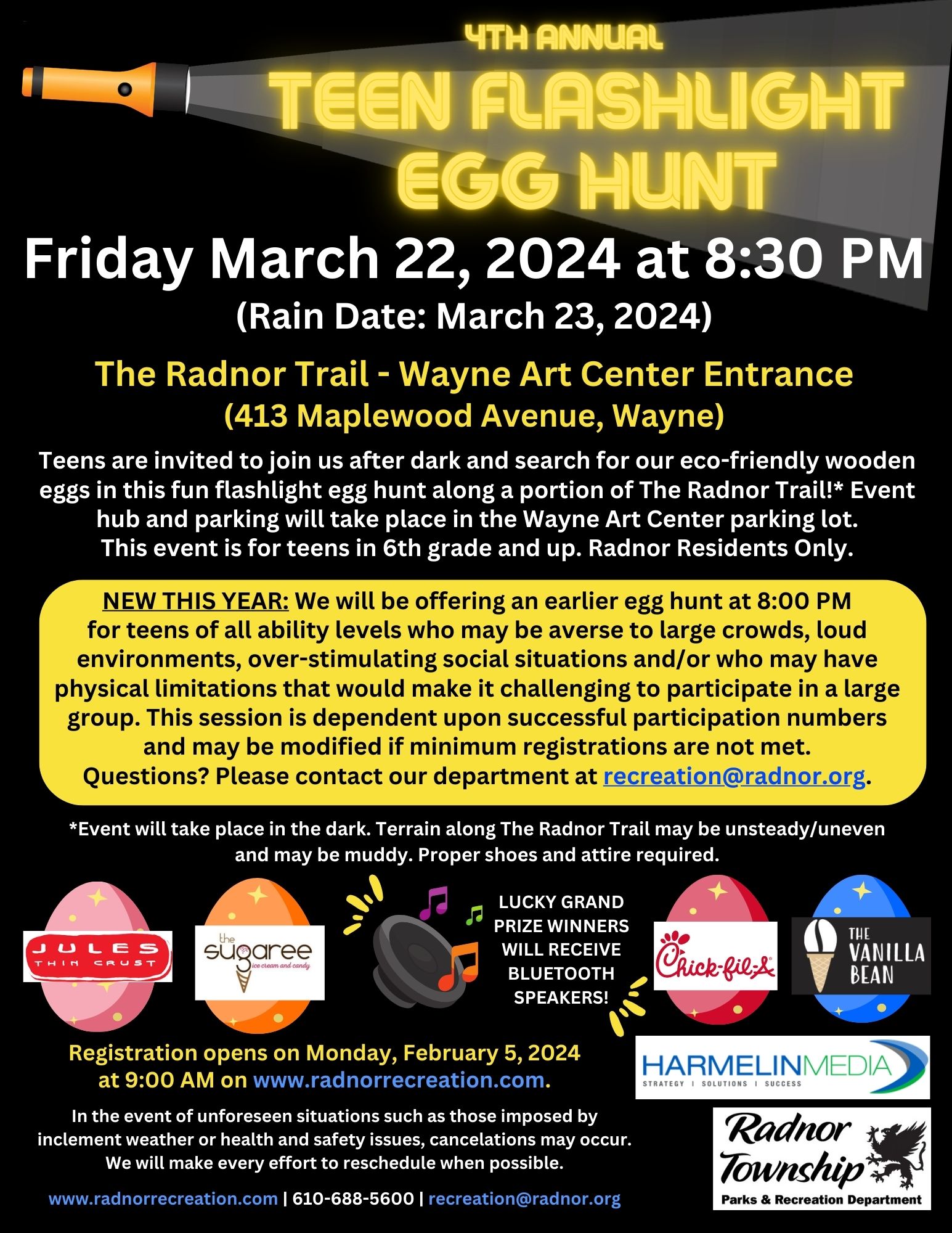 Teen Flashlight Egg Hunt Flyer 2024...