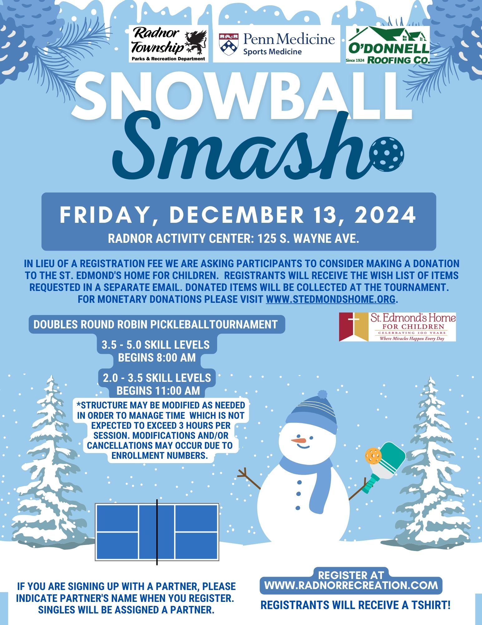 Snowball Smash Flyer